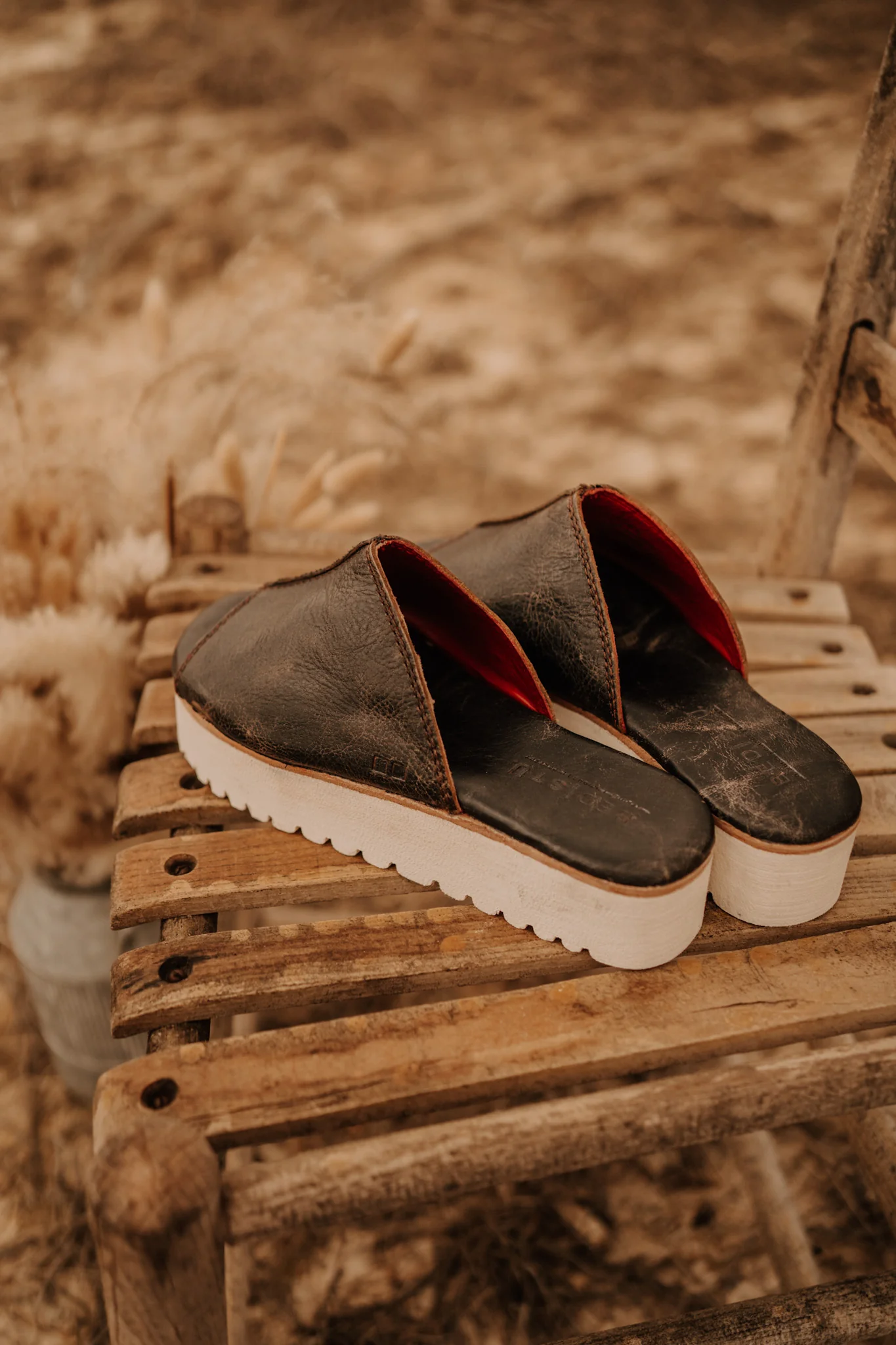 Bed|Stü Fairlee II Black Lux Sandals - Image 2