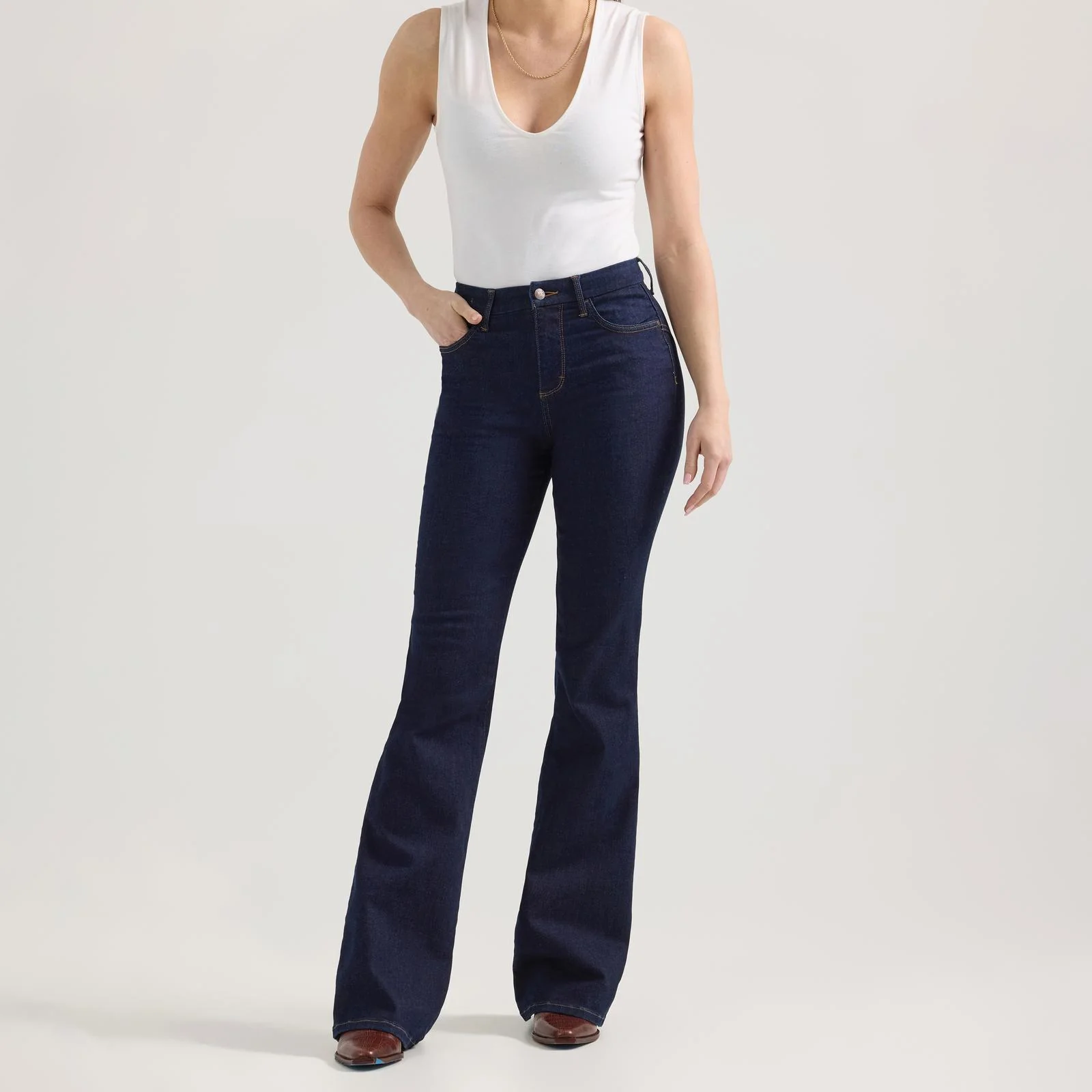 Bespoke Saddle Women's Extra Stretch Flare Midnight - Image 3