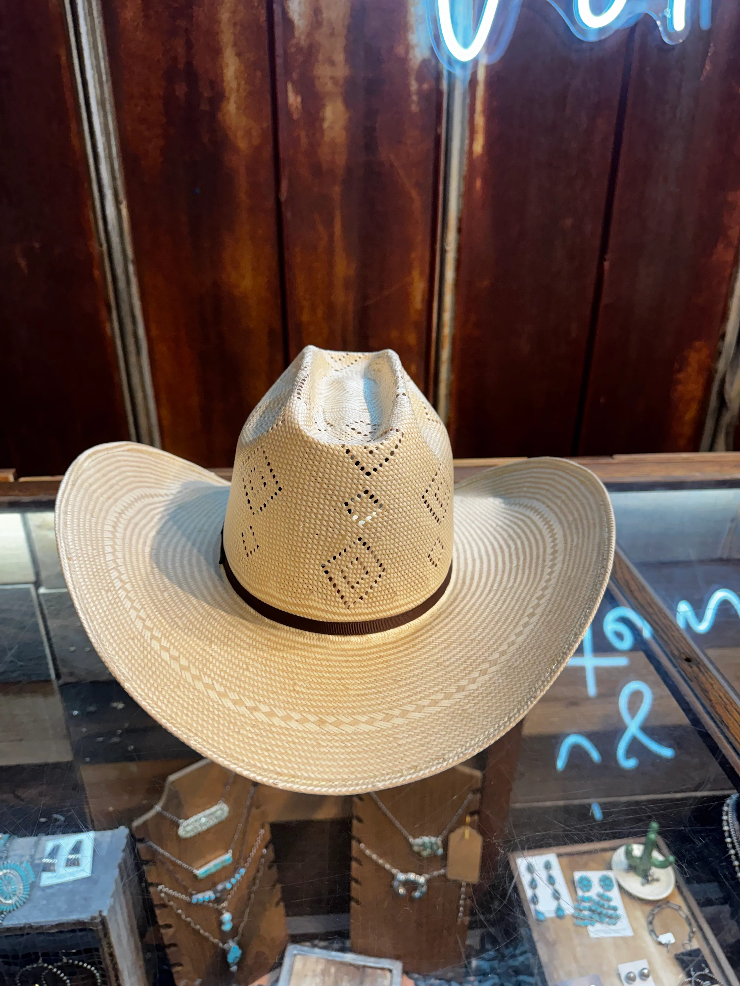 Biggar Hat Co. Straw Cosmic Cow Puncher - Image 2