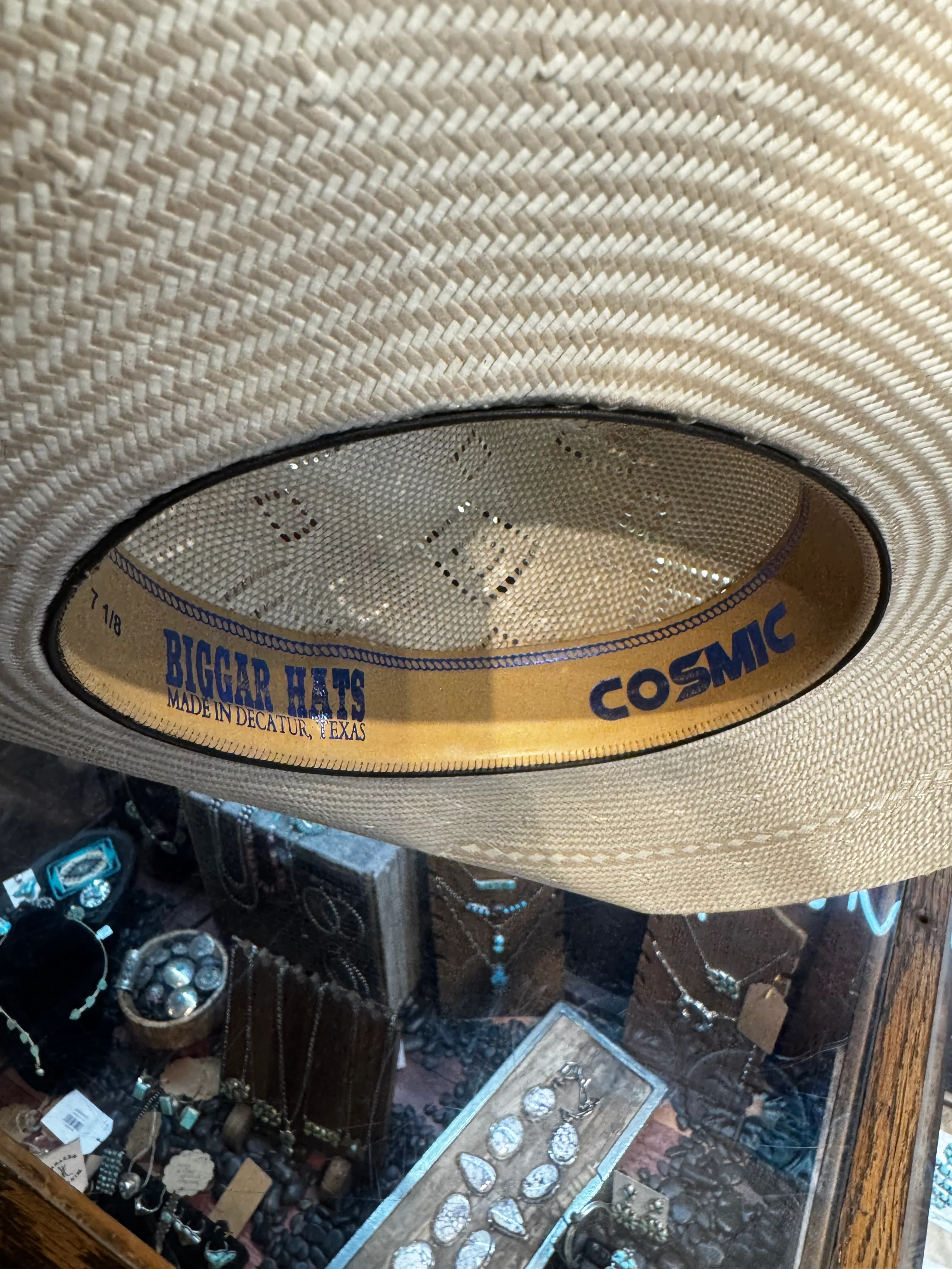 Biggar Hat Co. Straw Cosmic Cow Puncher - Image 3