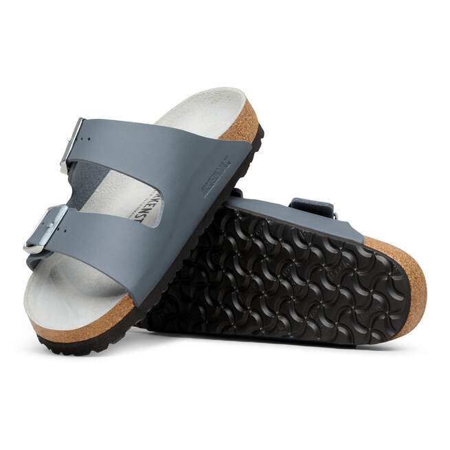 Birkenstock Arizona Birko-Flor Basalt Grey/Pure Sage Sandal - Image 5