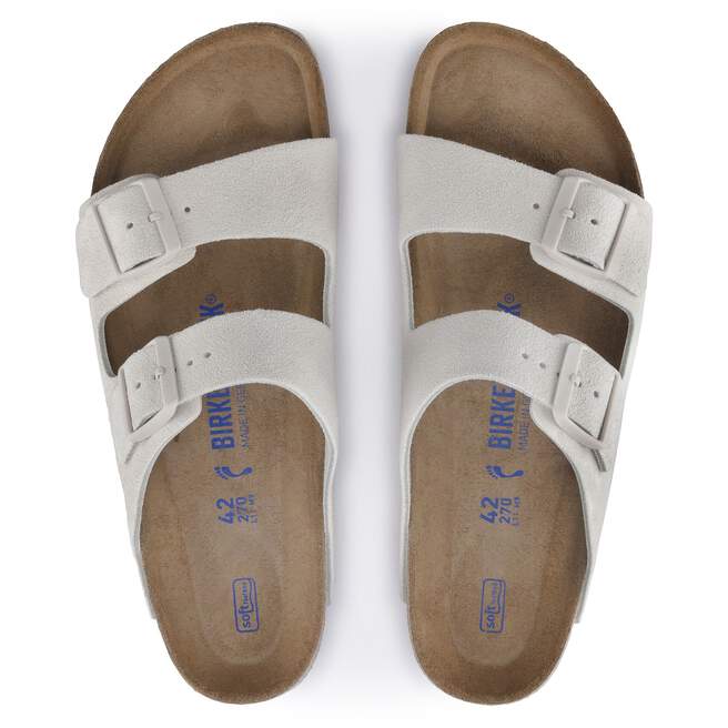 Birkenstock Arizona Soft Footbed Antique White Sandal - Image 2