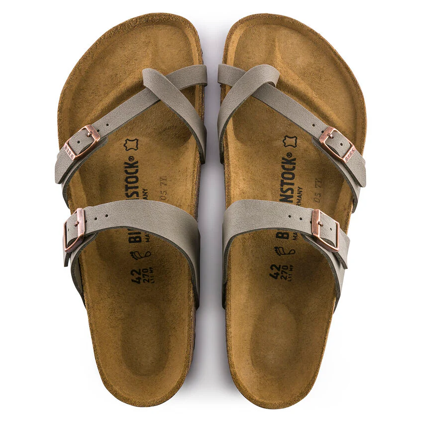 Birkenstock Mayari Birkibuc Stone - Image 3