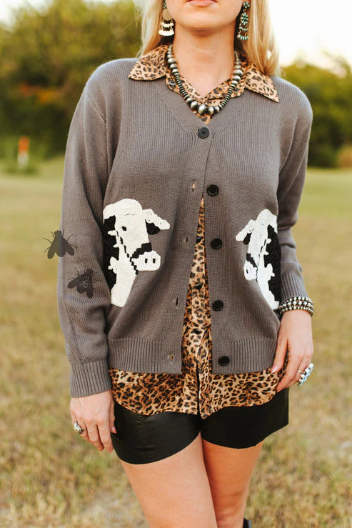 Black Baldy Cattle Cardi - Image 6