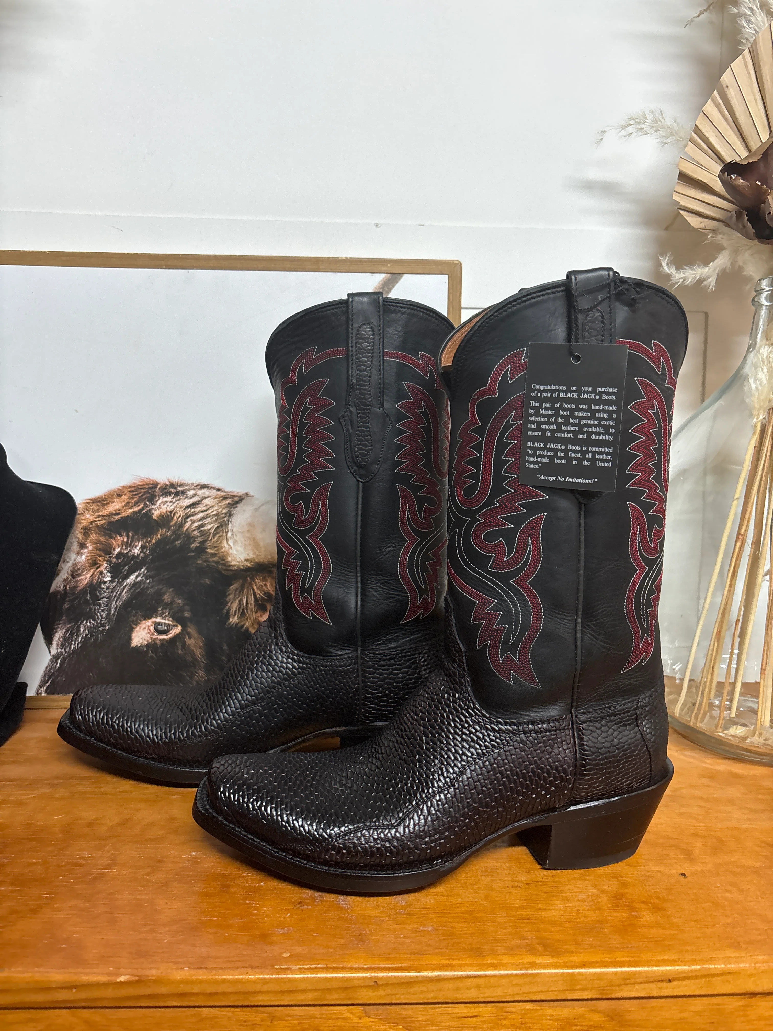 Black Jack Beaver Tail Men's Boots - Image 2