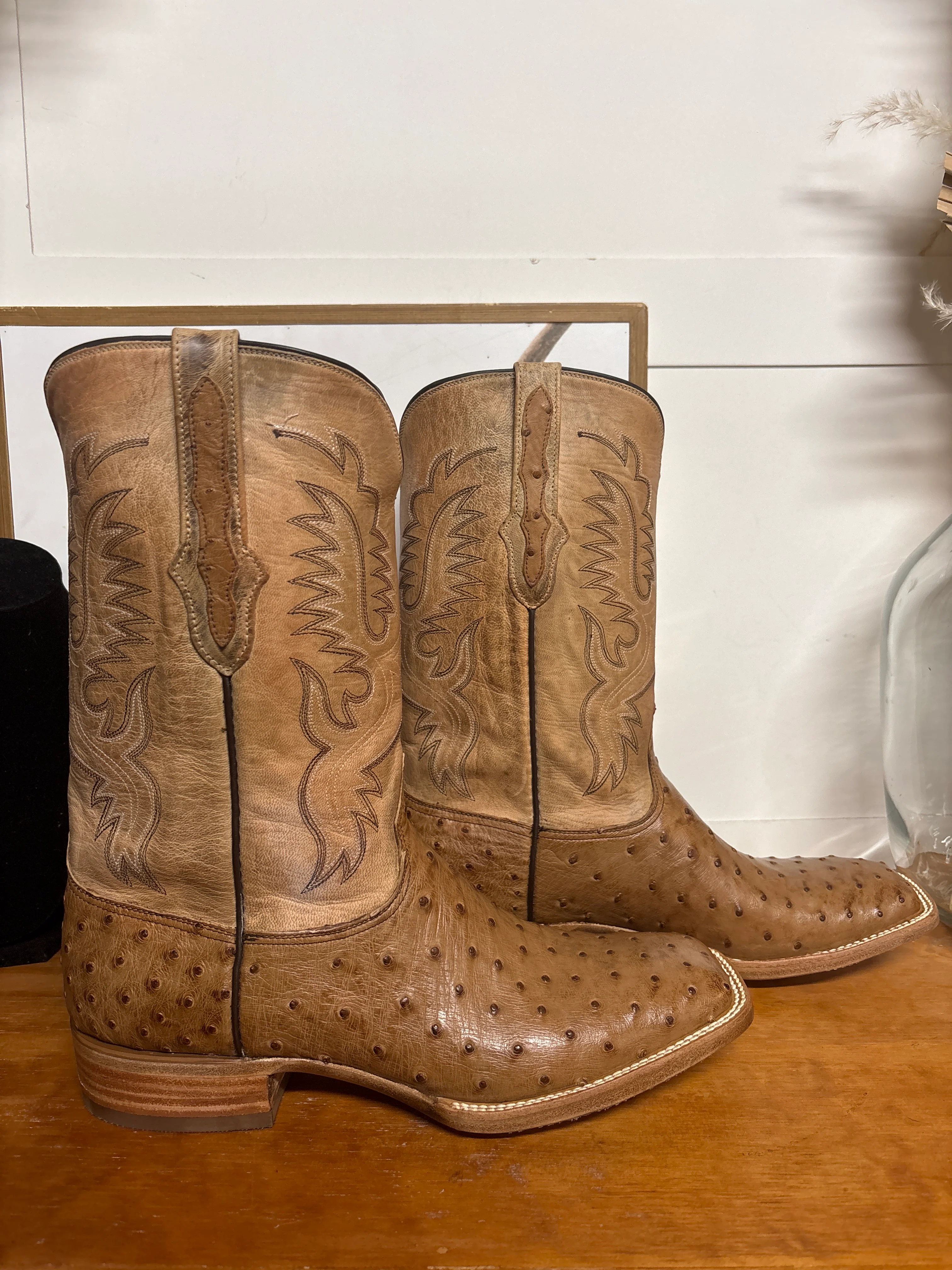 Black Jack Quill Burnished Cigar Boots - Image 4