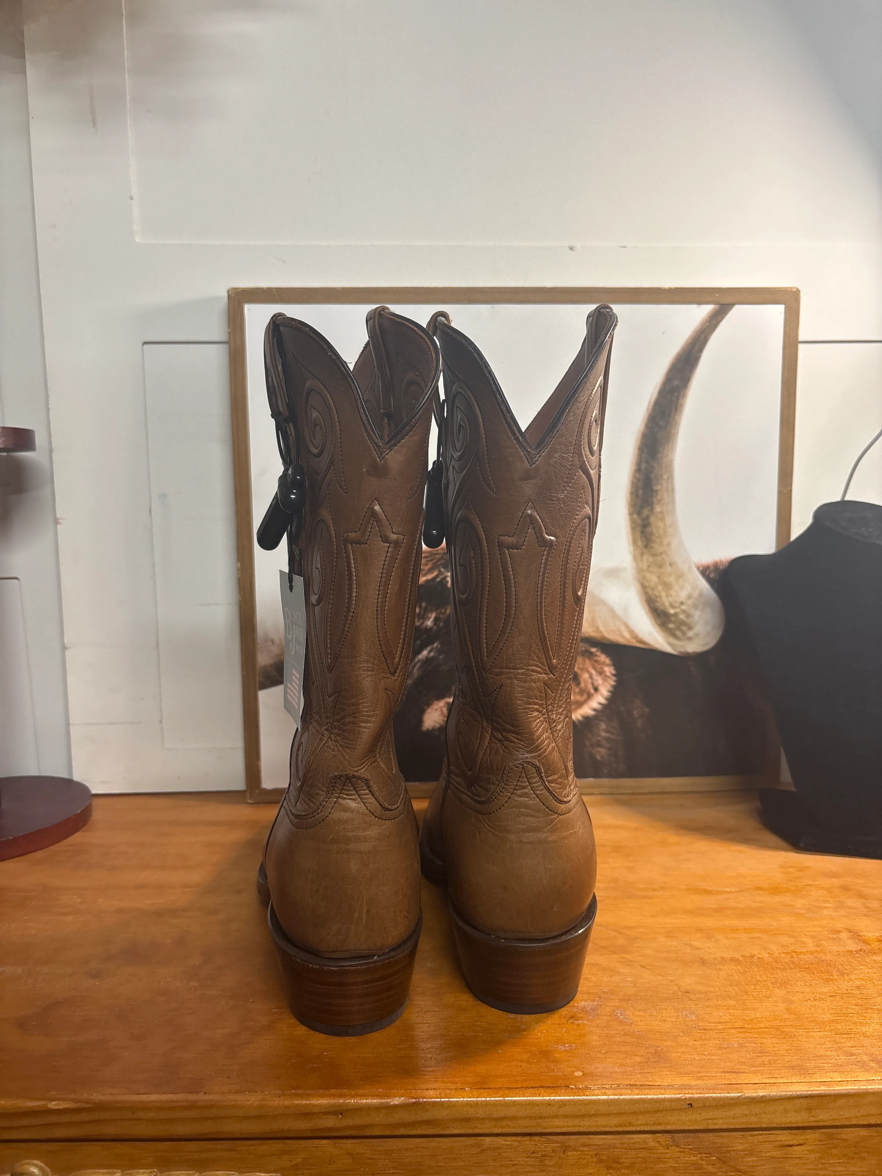 Black Jack Burnished Peanut Boots - Image 3