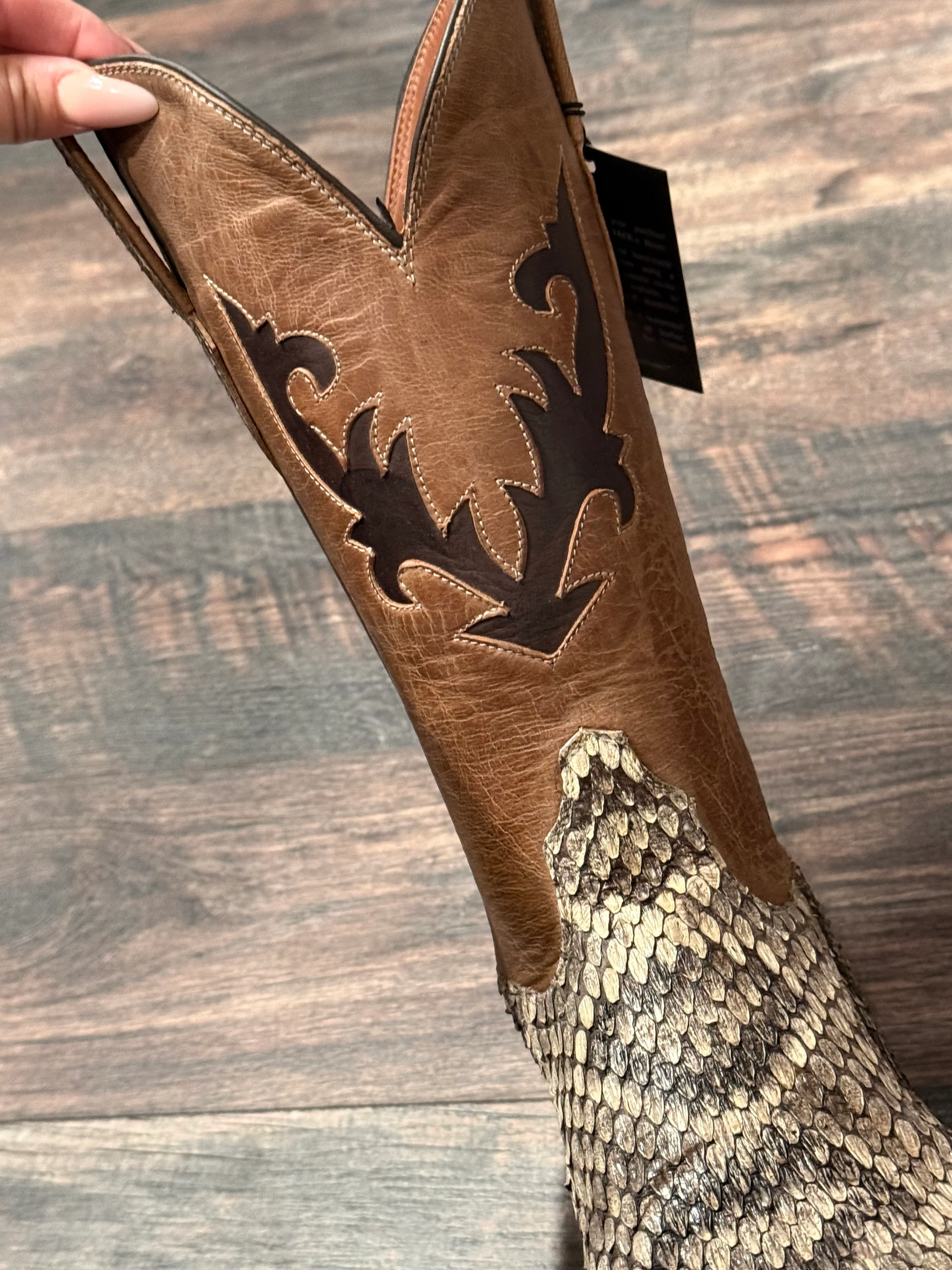 Black Jack Diamondback Rattle Snake Boots - Image 10
