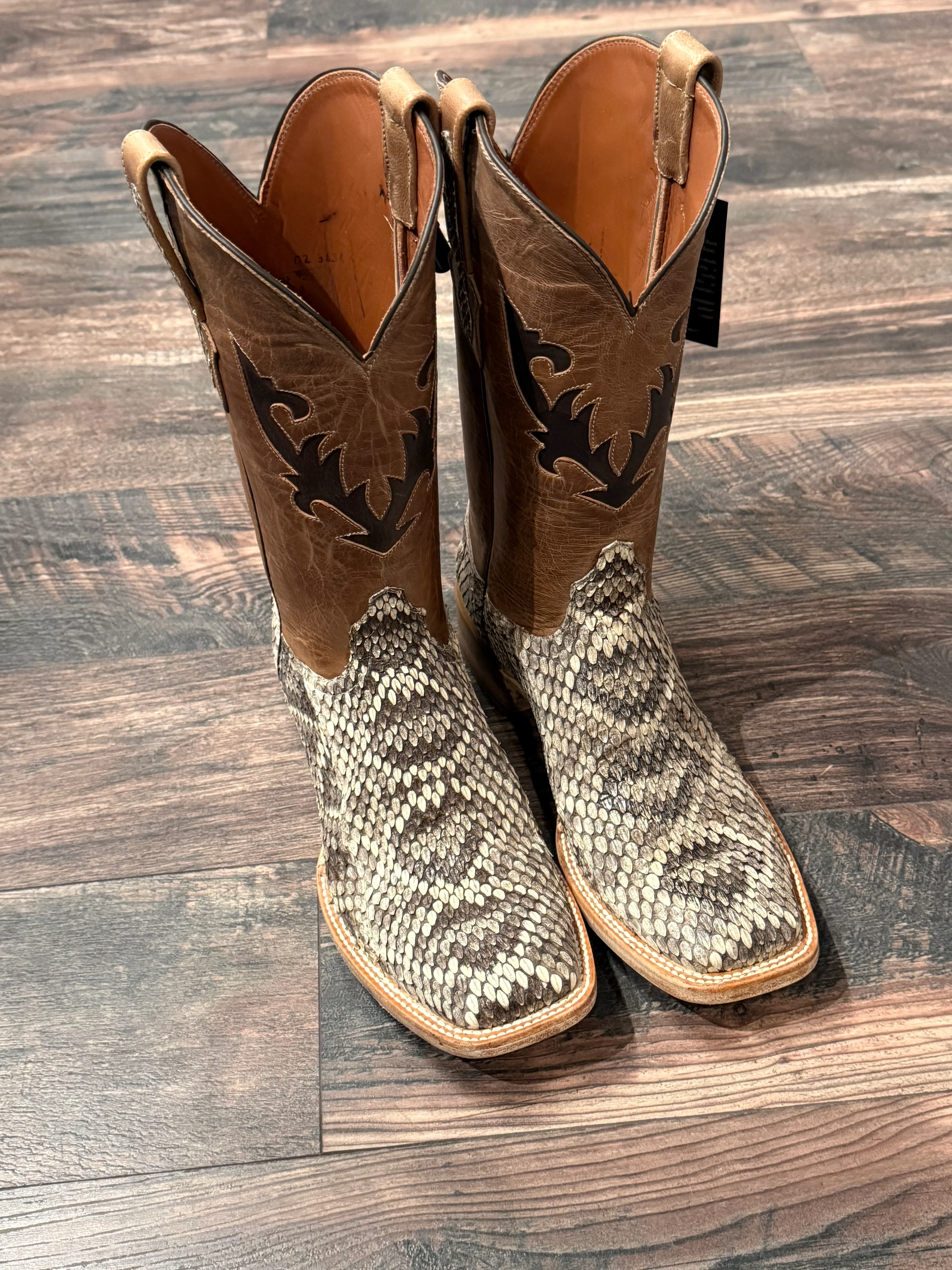 Black Jack Diamondback Rattle Snake Boots - Image 11