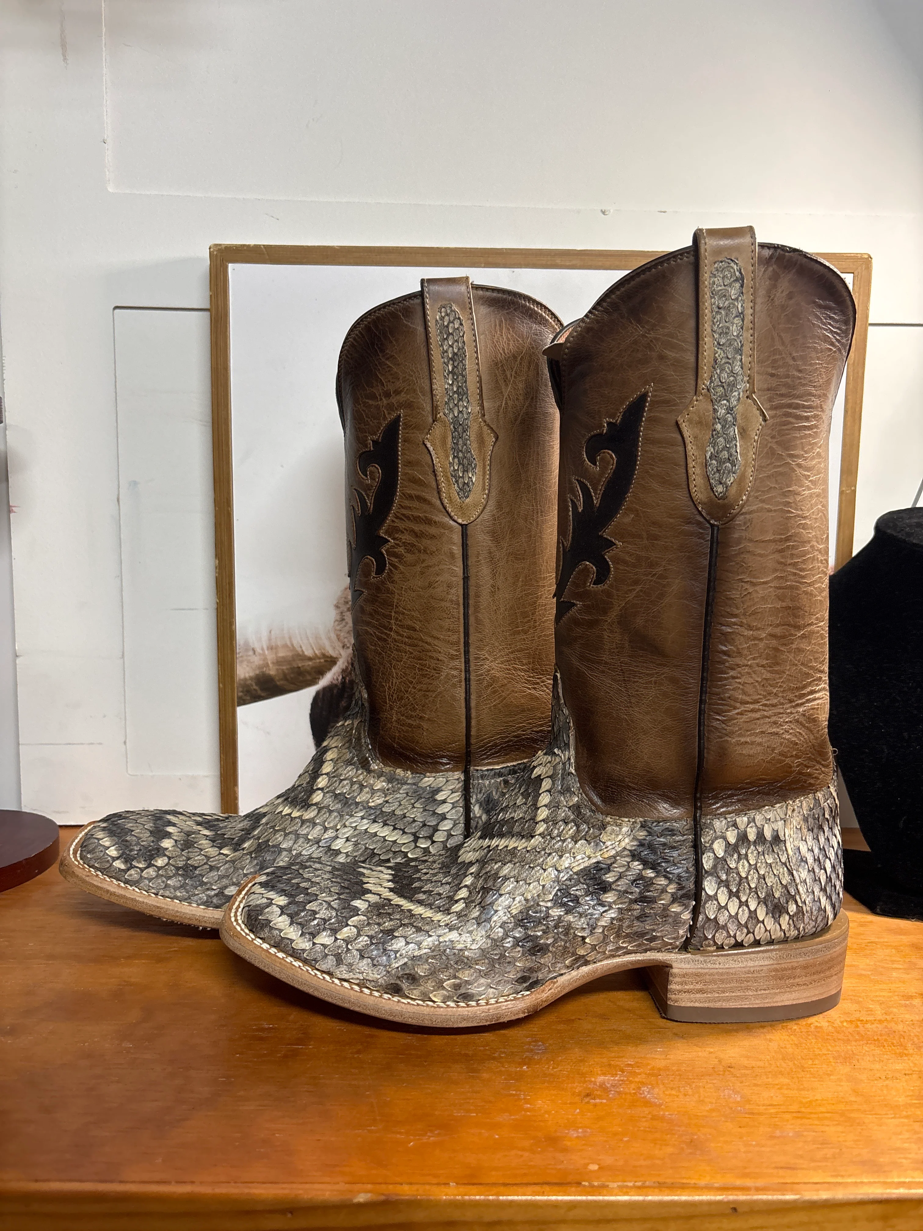 Black Jack Diamondback Rattle Snake Boots - Image 2