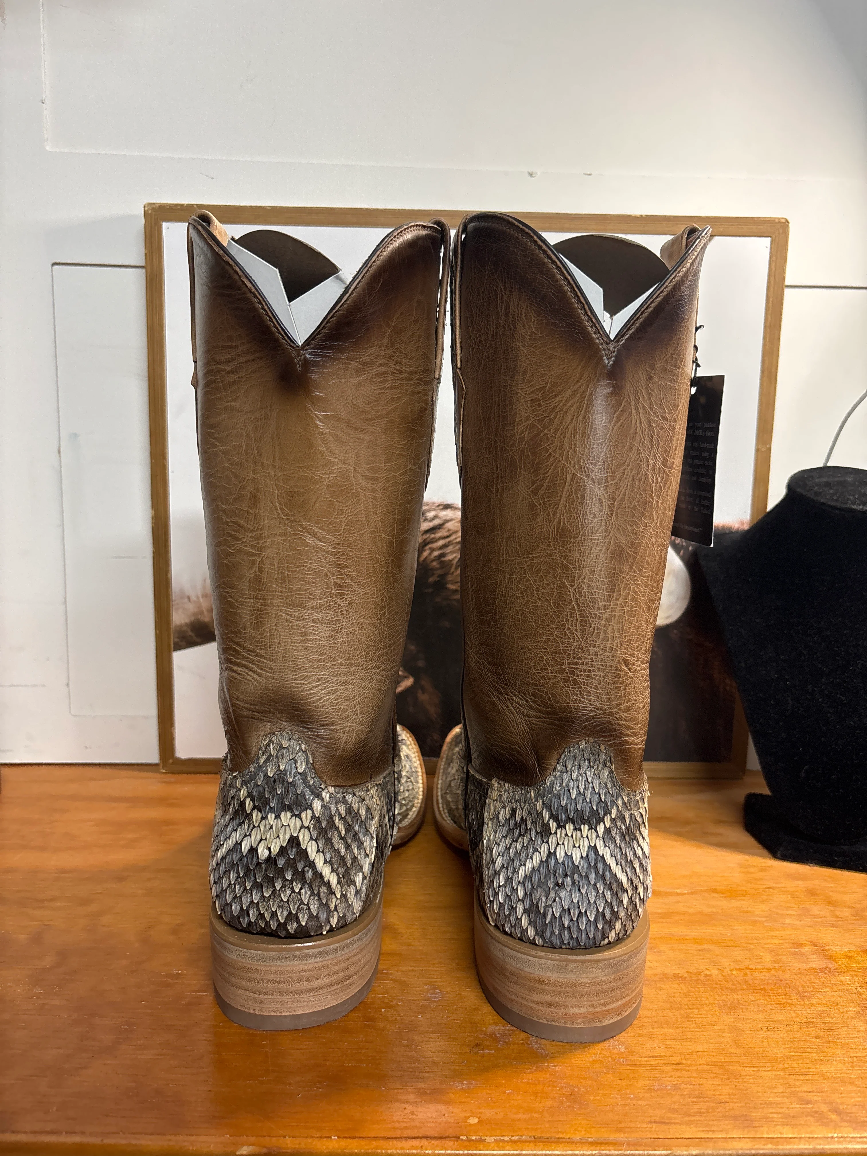 Black Jack Diamondback Rattle Snake Boots - Image 3
