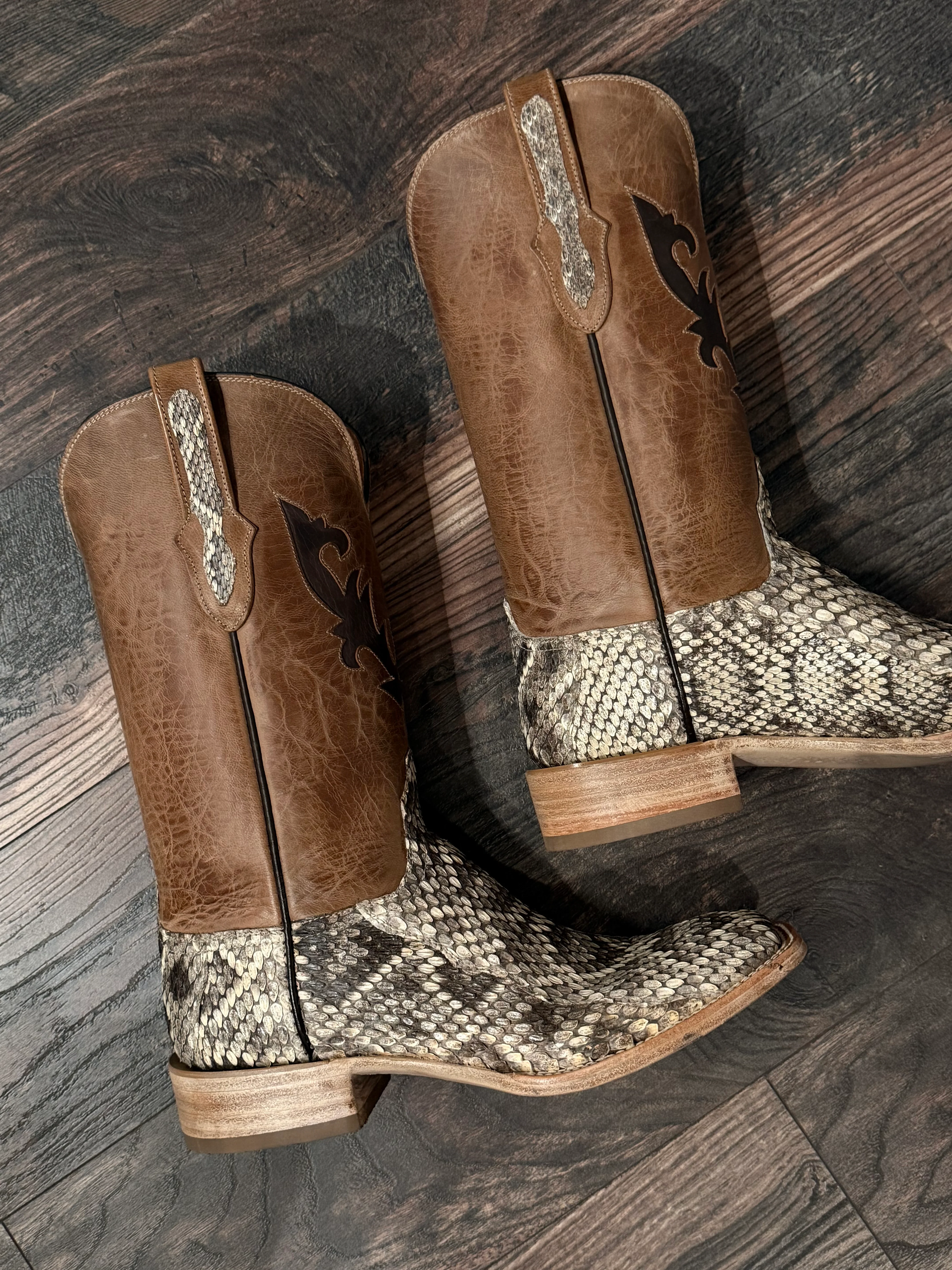 Black Jack Diamondback Rattle Snake Boots - Image 7
