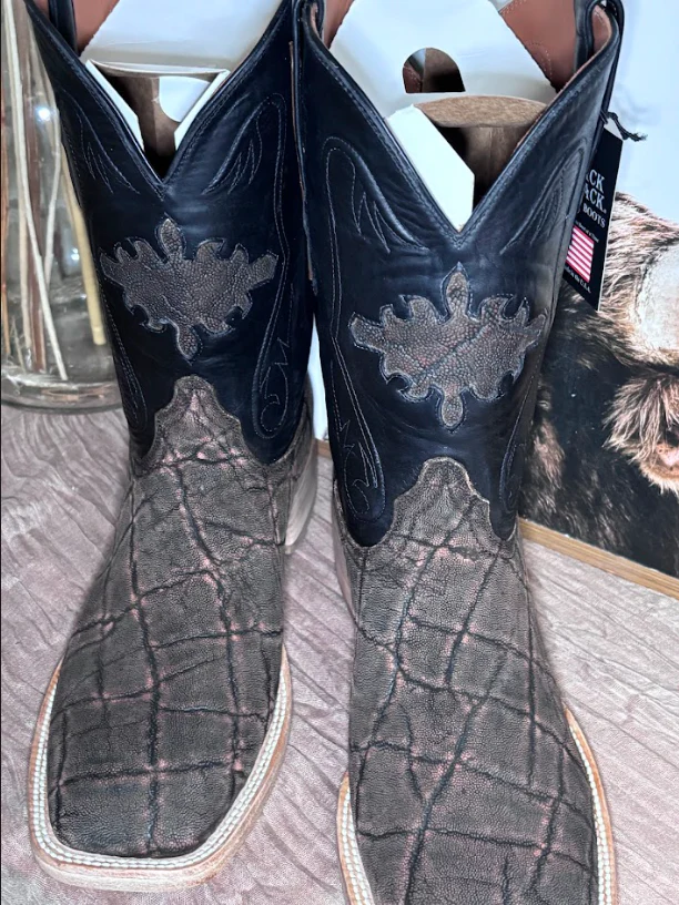 Black Jack Elephant Safari Cognac & Black Boots - Image 6