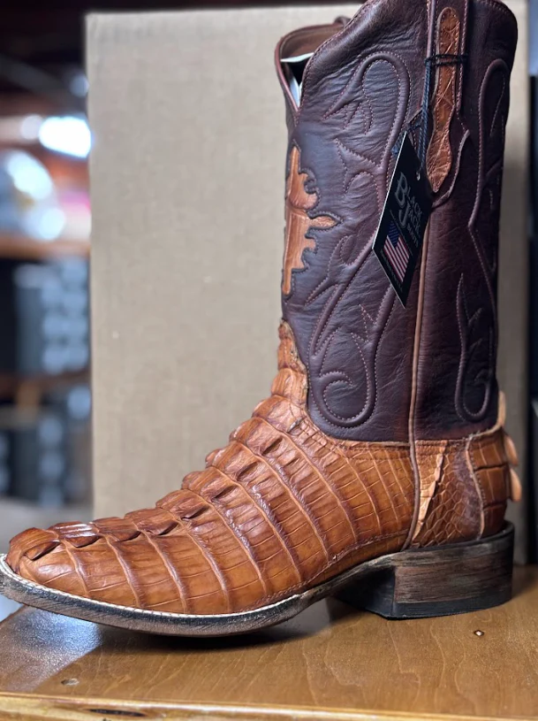 Black Jack Nile Croc Tail Cognac - Image 2
