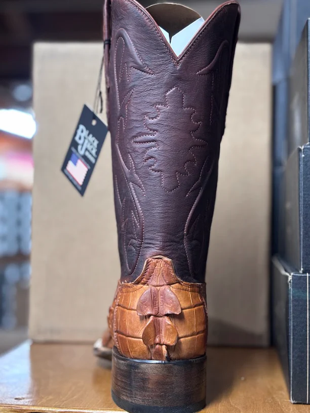 Black Jack Nile Croc Tail Cognac - Image 3