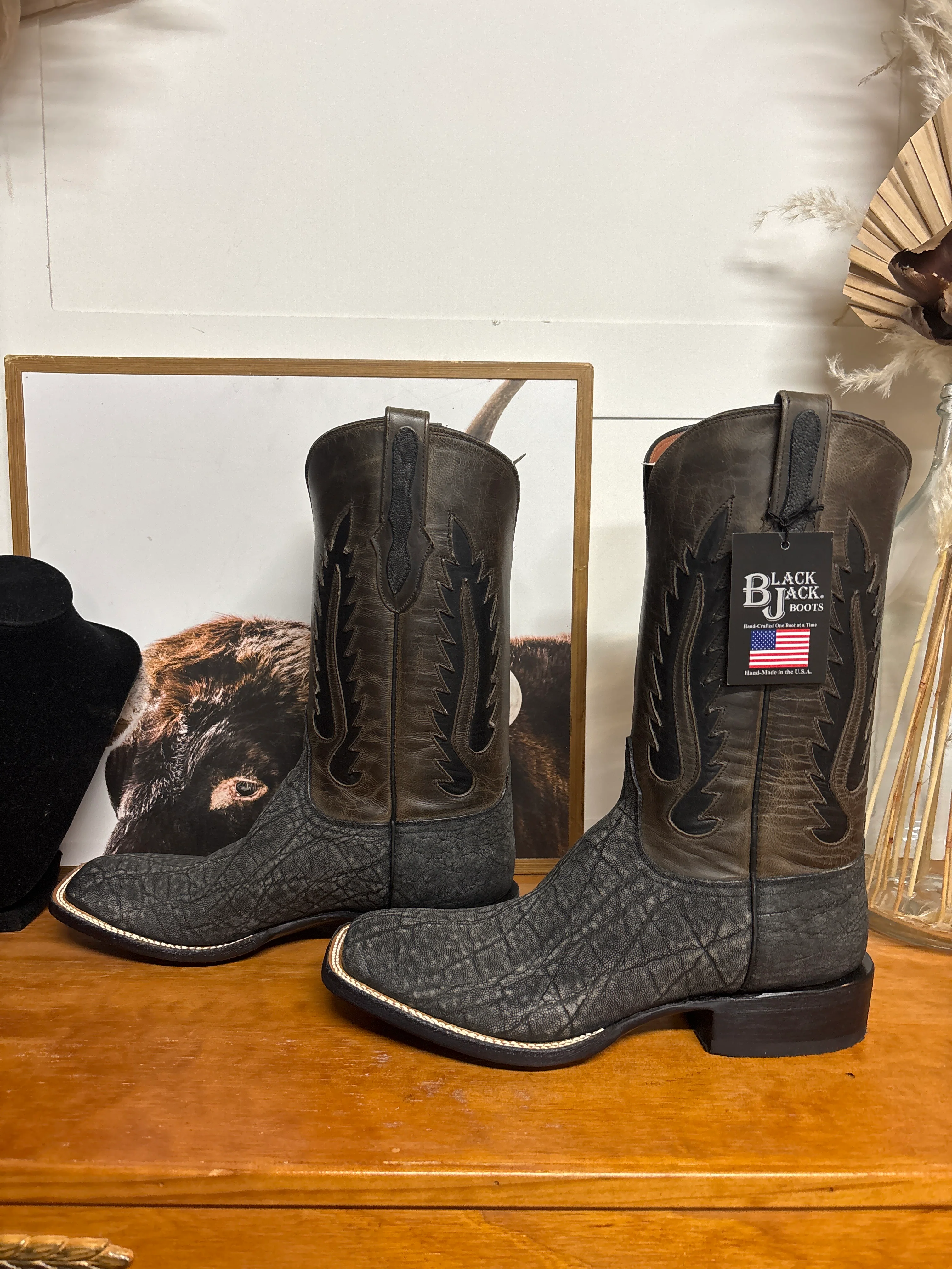 Black Jack Elephant Safari Grey Boots - Image 4