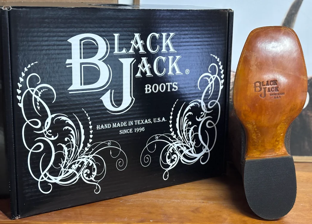 Black Jack Sanded Brown Stingray Boots - Image 4