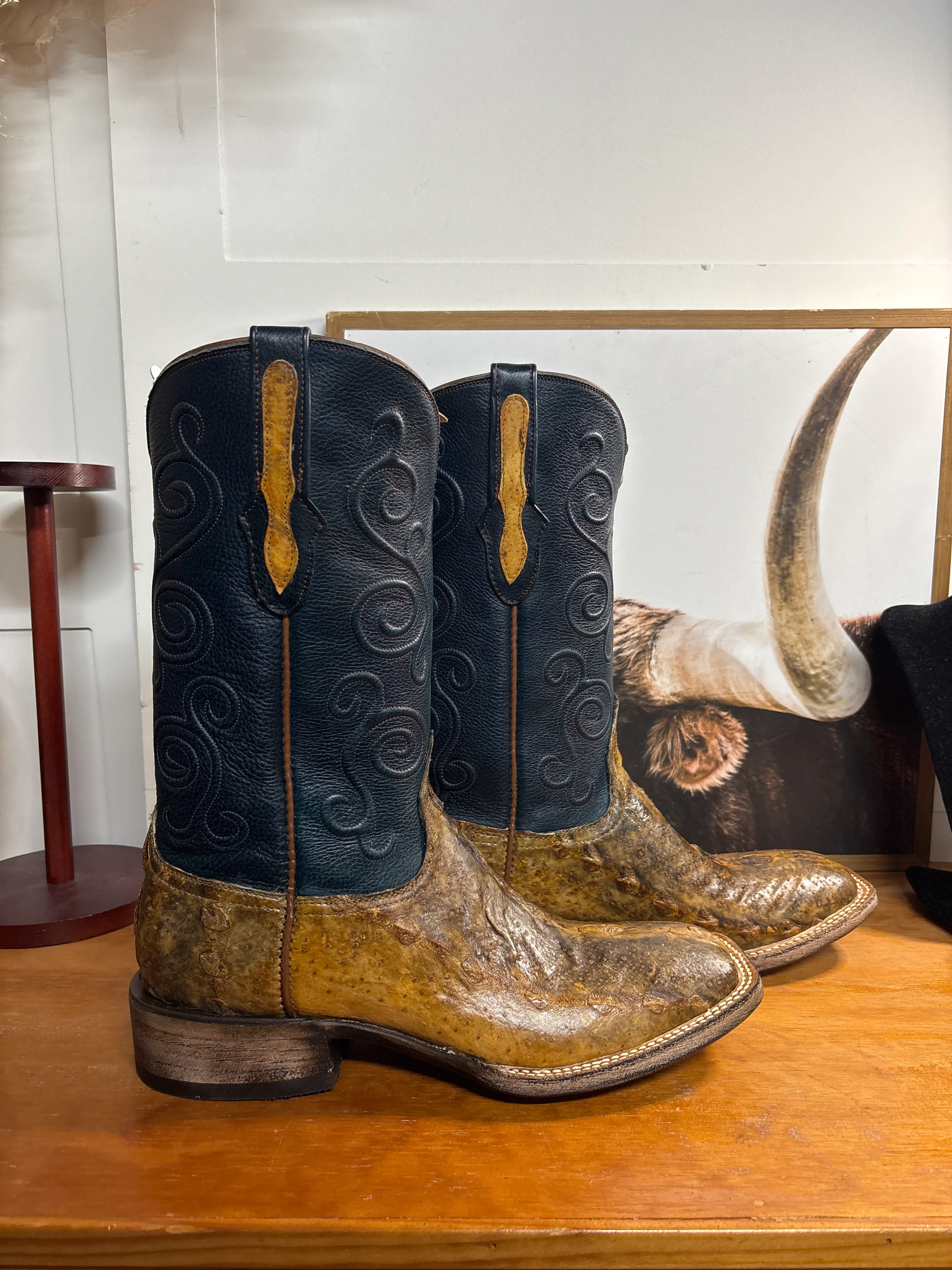Black Jack Sturgeon Fish Brown Boots - Image 4