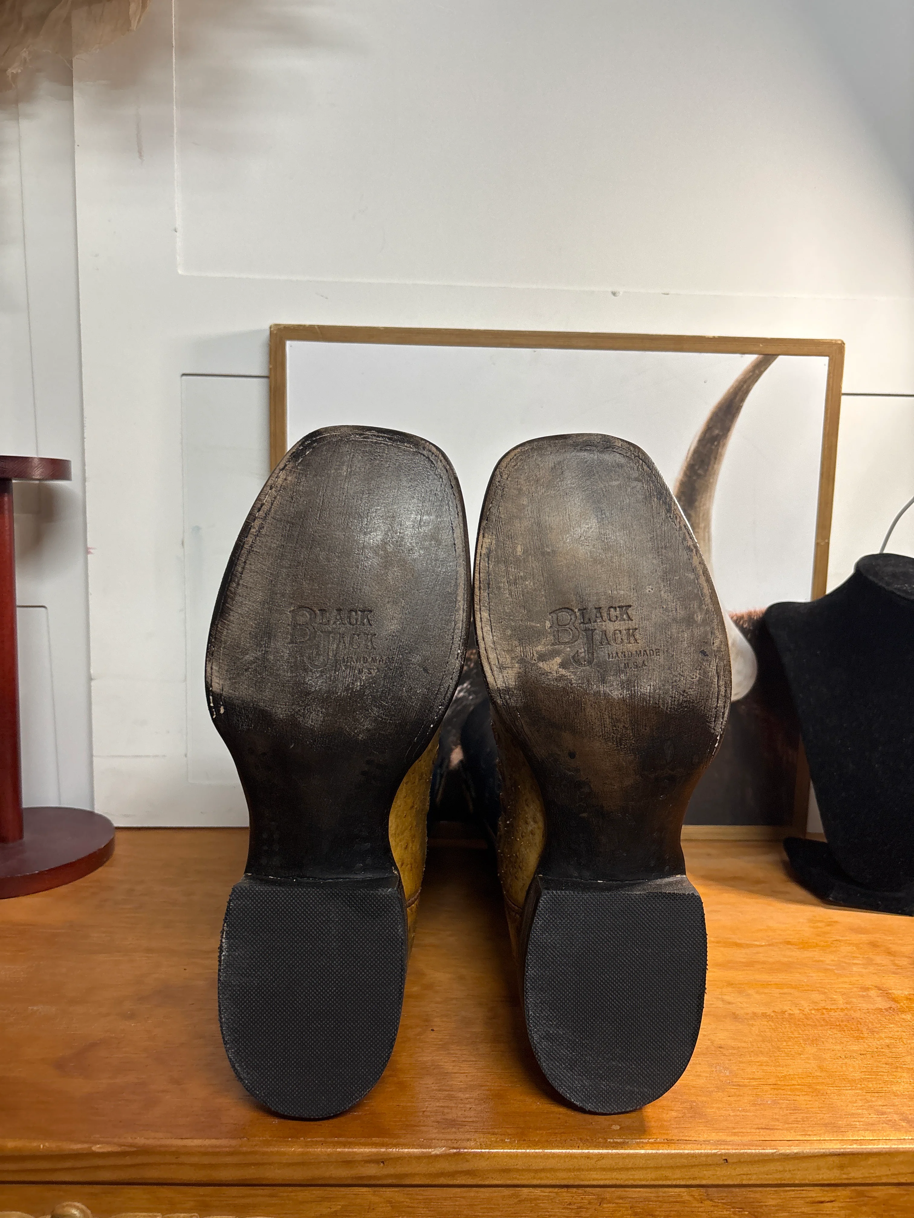 Black Jack Sturgeon Fish Brown Boots - Image 5