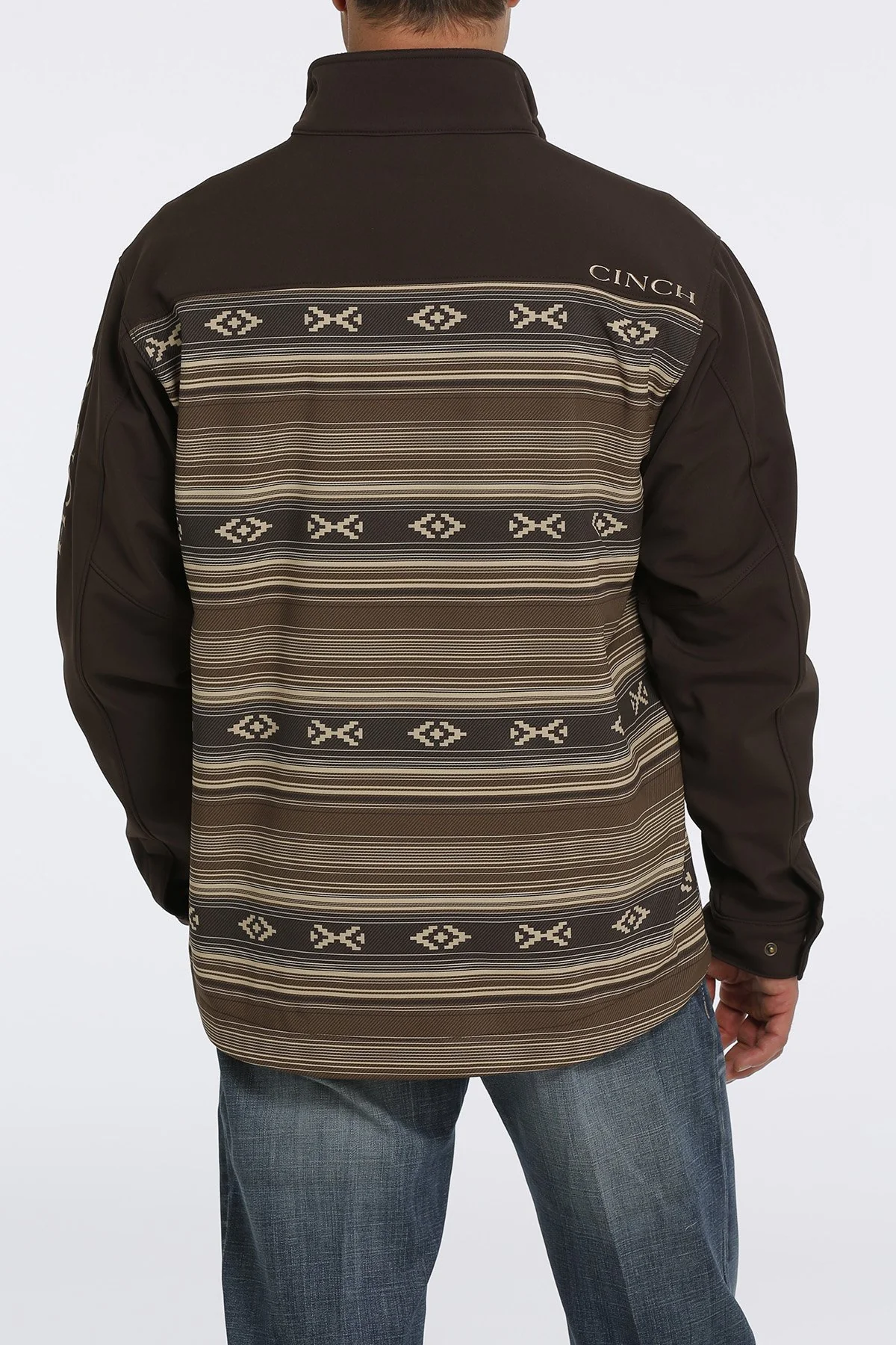 Final Sale ✨Blanket Chocolate Stripe Bonded Men's Jacket - Image 2