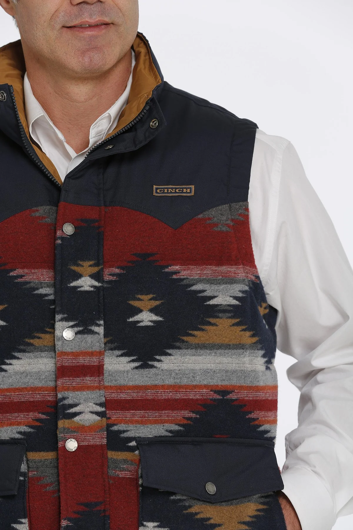 Final Sale ✨ Blue Quilted Puffer Men's Vest - Image 3