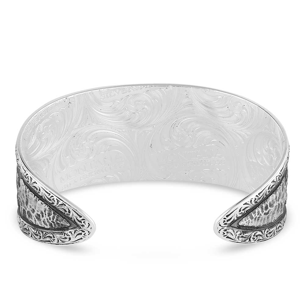 Blue Spring Turquoise Cuff Bracelet - Image 3
