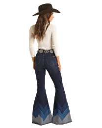 Final Sale ✨Blue Wave Bell Bottoms Jeans - Image 4