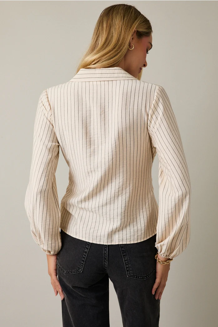 Bowie Button Bow Shirt - Image 4