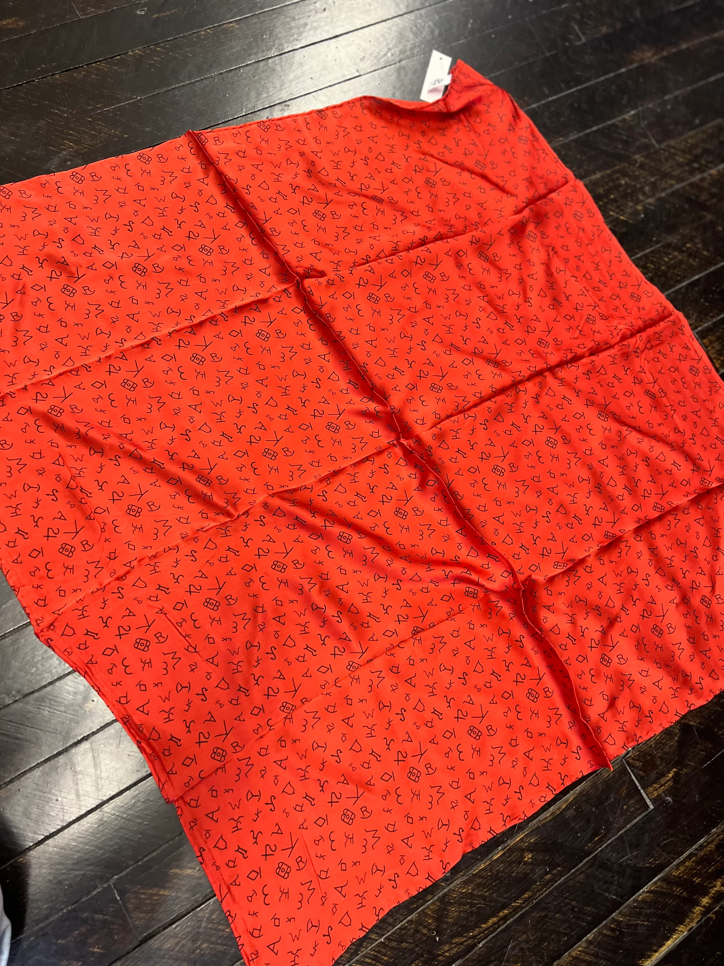 Branded Scarlet Wild Rag - full size - Image 2