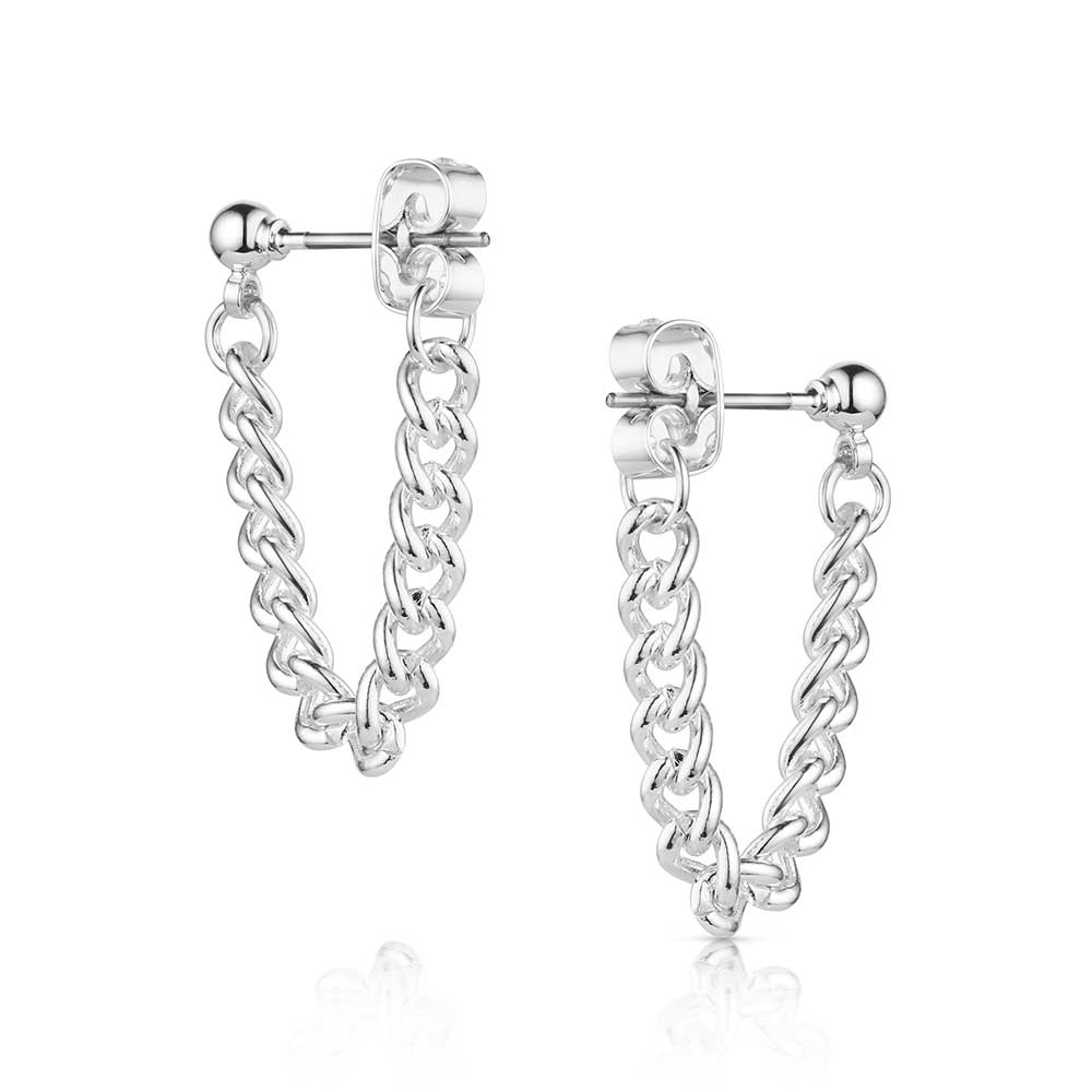 Bridle Chain Earrings - Image 2