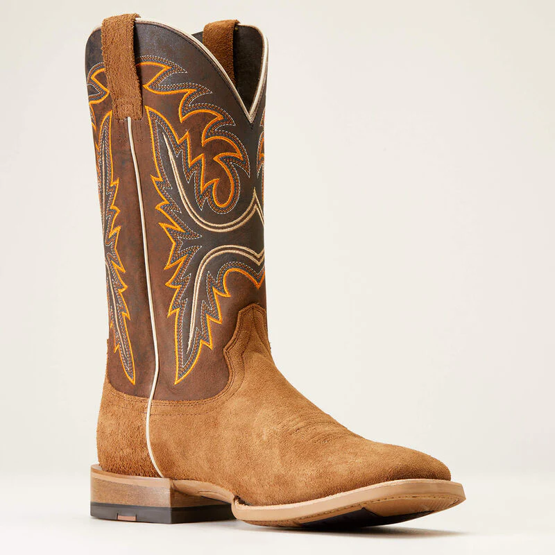 Brushrider Western Boot - Suntan Roughout - Image 3