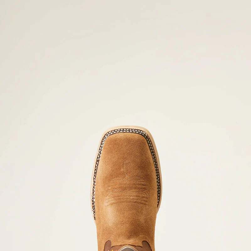 Brushrider Western Boot - Suntan Roughout - Image 7