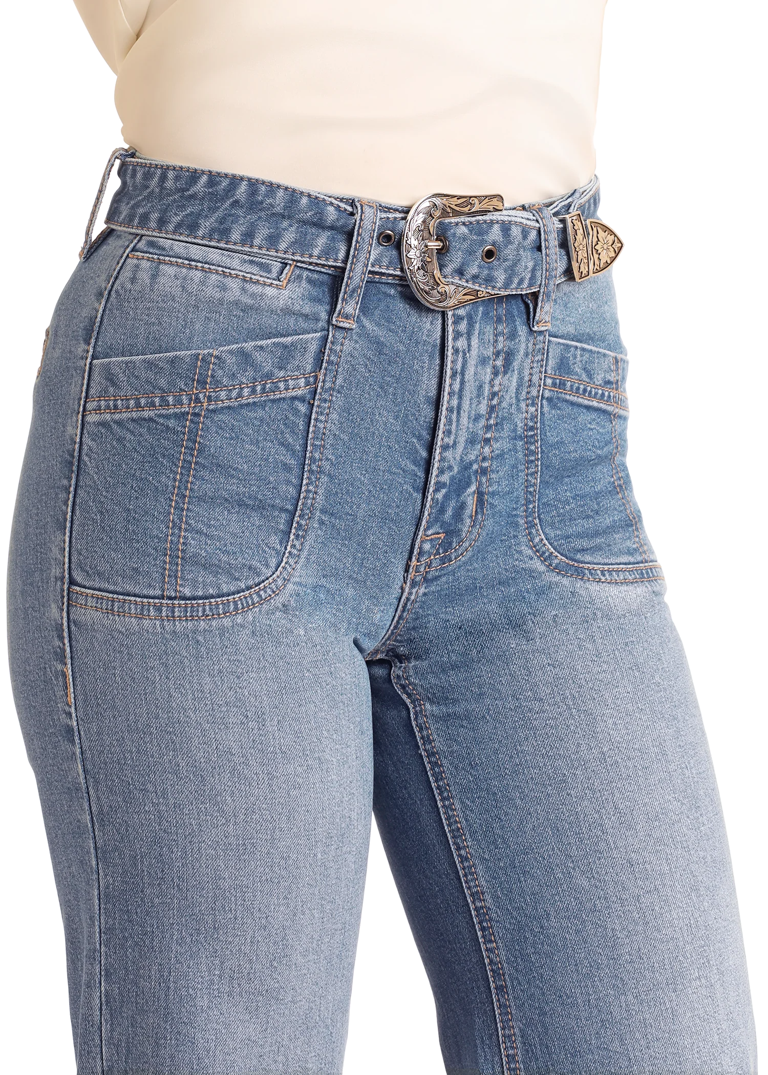 Buckle Up Belted Flare - Image 4