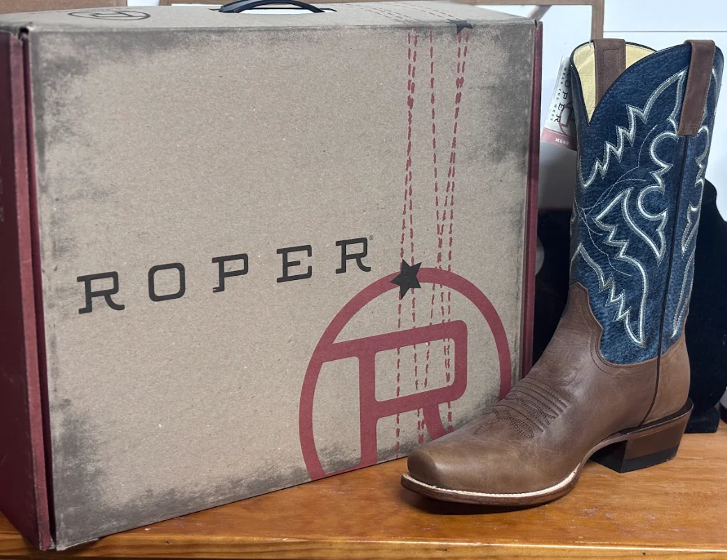 Roper Burnished Brown Leather Vamp - Image 2
