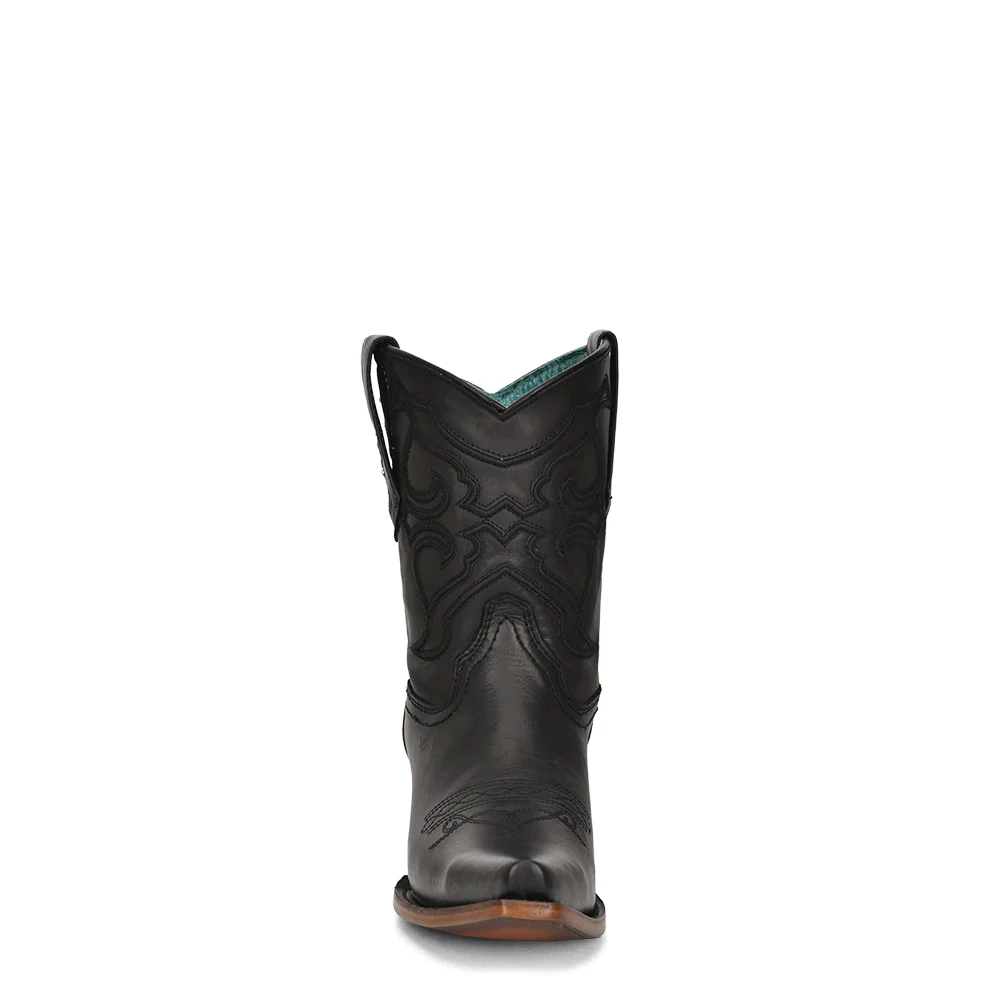 Callie Black Corral Booties - Image 3