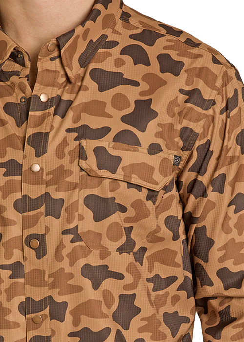 Camo Tek Tans Men's Snap Up - Image 2