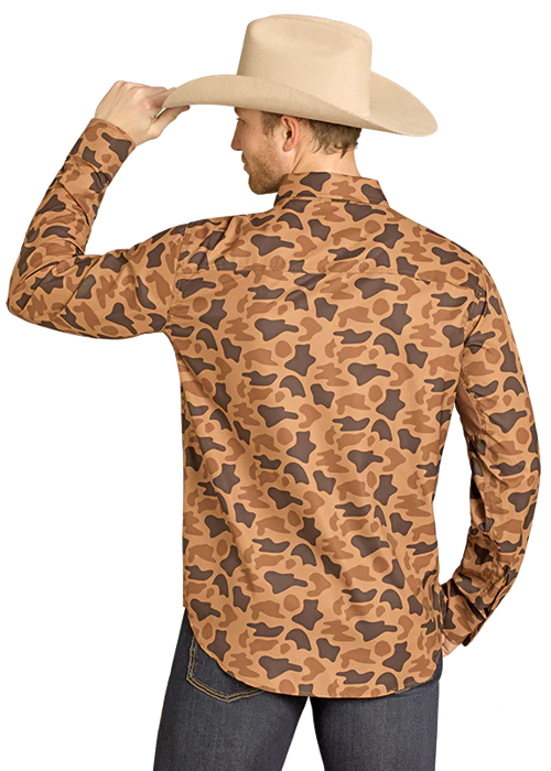 Camo Tek Tans Men's Snap Up - Image 3