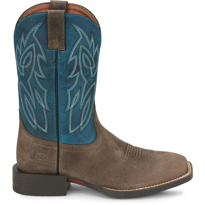 Justin Canter shadow grey water buffalo Justin men’s boots - Image 3