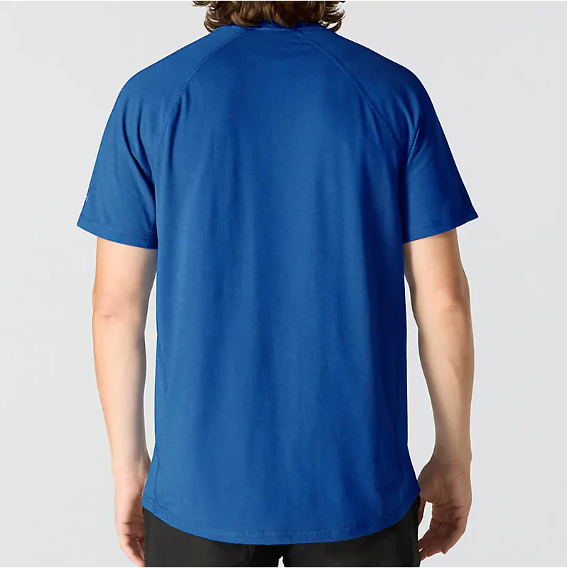 Carhartt Force Relaxed T-Shirt Electric Indigo Heather - Image 2