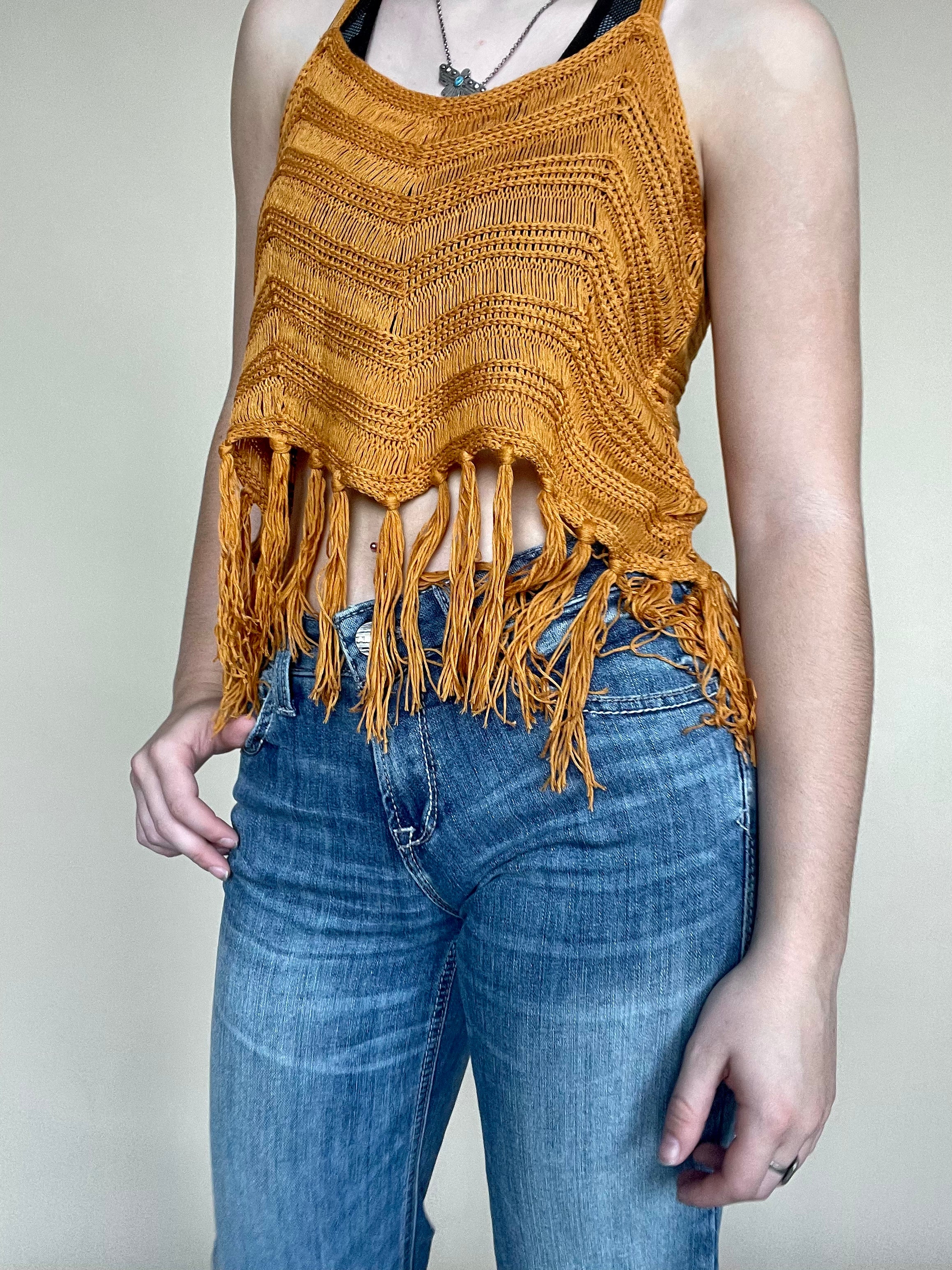 Final Sale ✨Carmel Crochet Top - Image 2