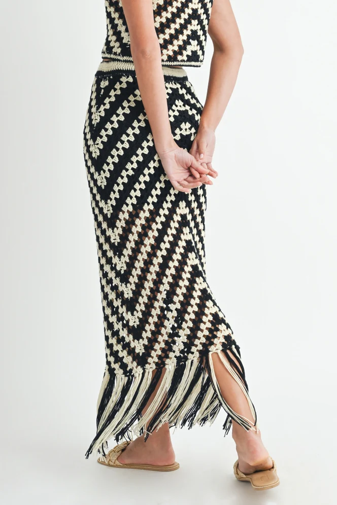 Cassidy Crochet Fringed Set - Image 6