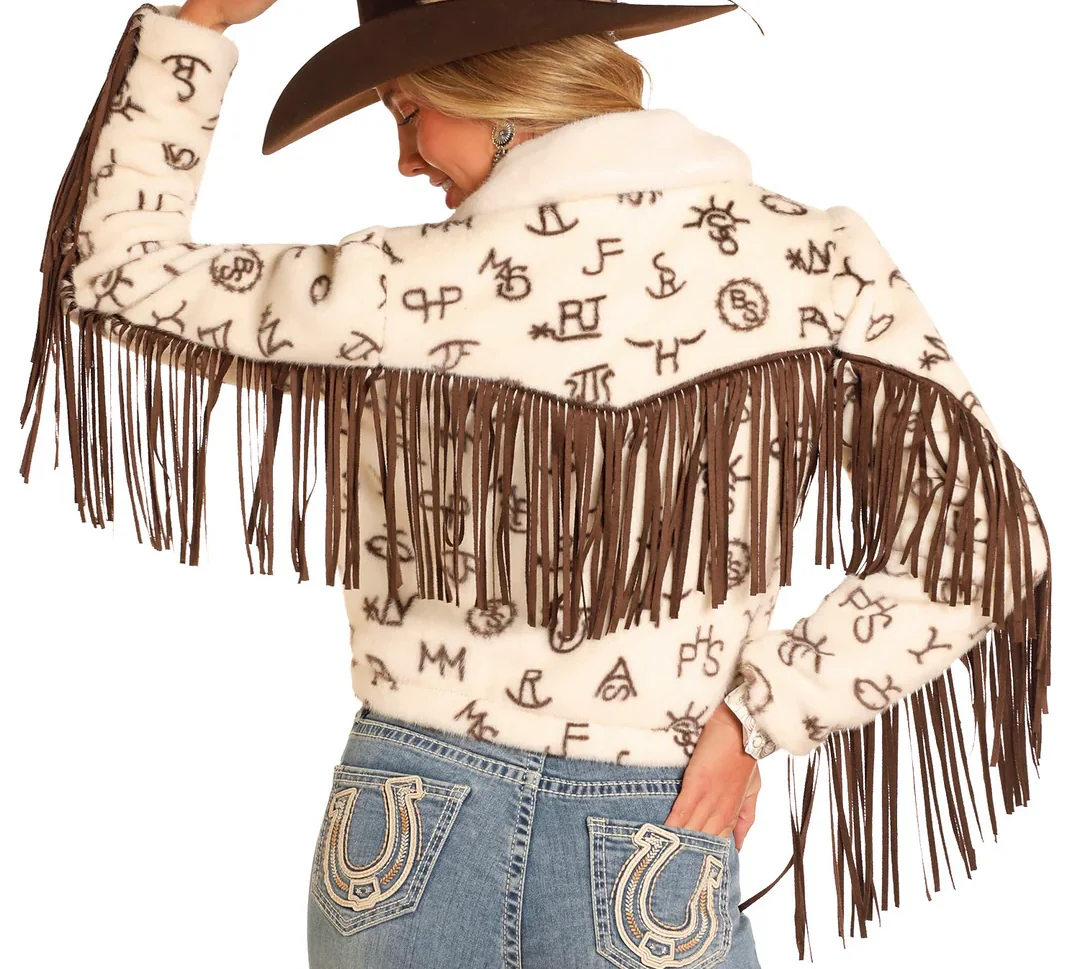 Cattle Brand Fur Jacket - Image 2