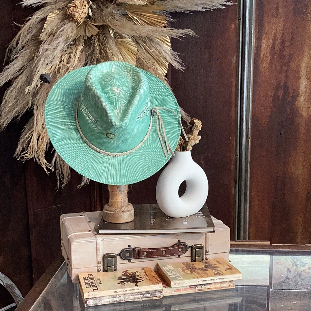 Charlie 1 Horse Topo Chico Jade Straw Hat - Image 2
