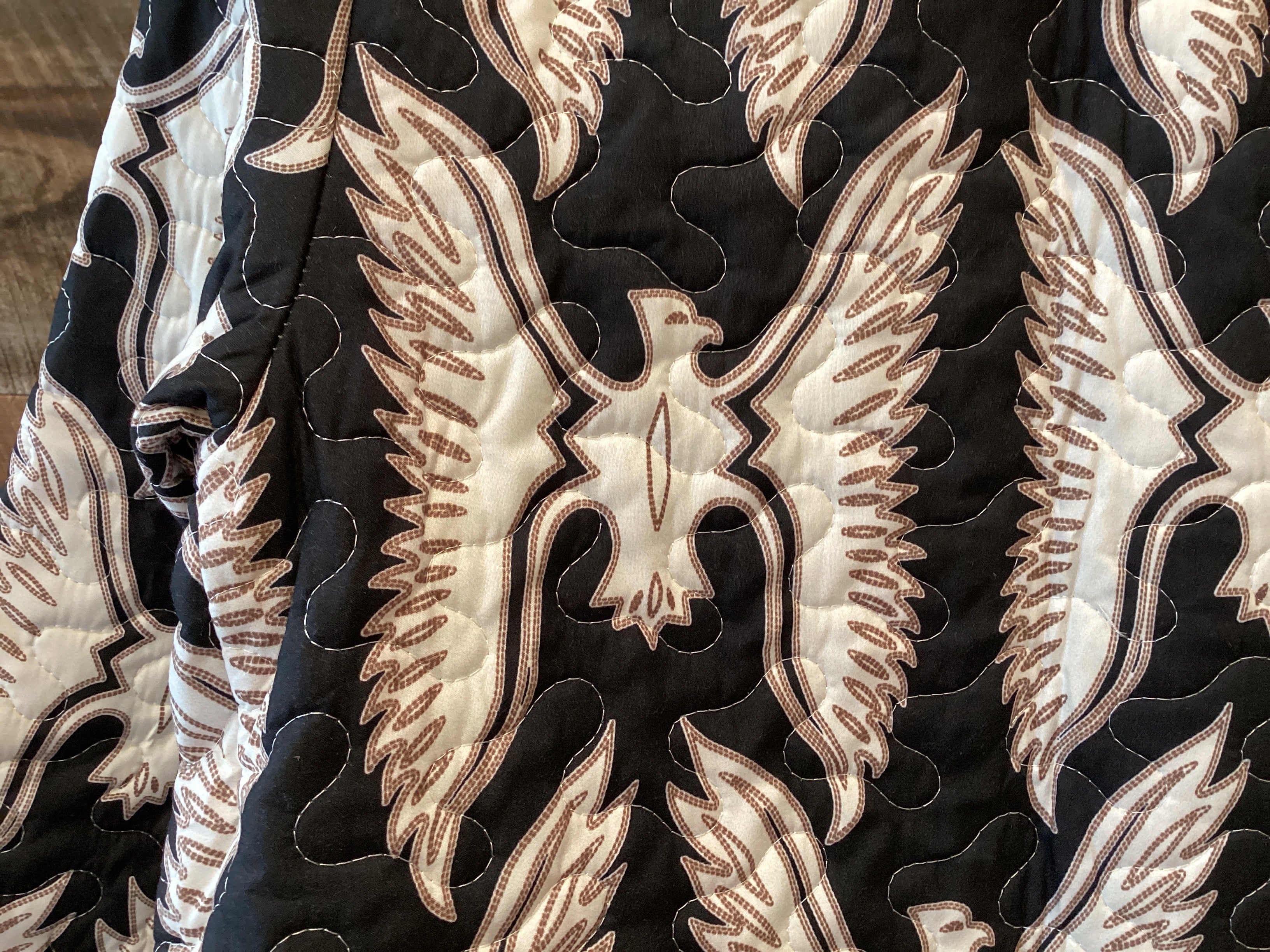 Chase Firebird Black Quilted Jacket - Image 2