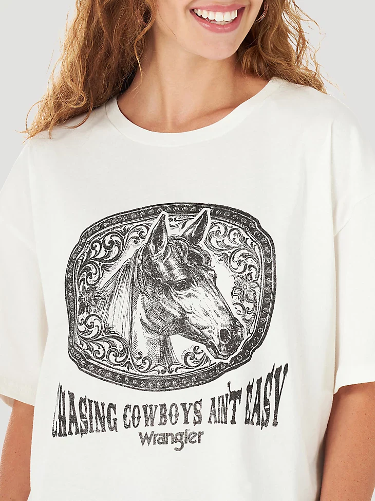 Final Sale✨Chasing Wrangler Retro Crop T-Shirt - Image 3