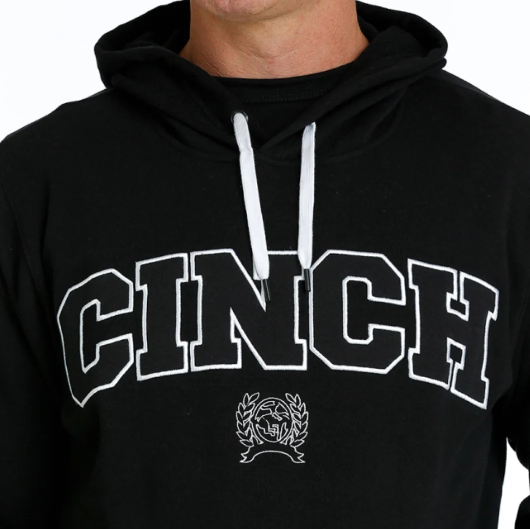Final Sale ✨ Cinch black and white mens hoodie - Image 2