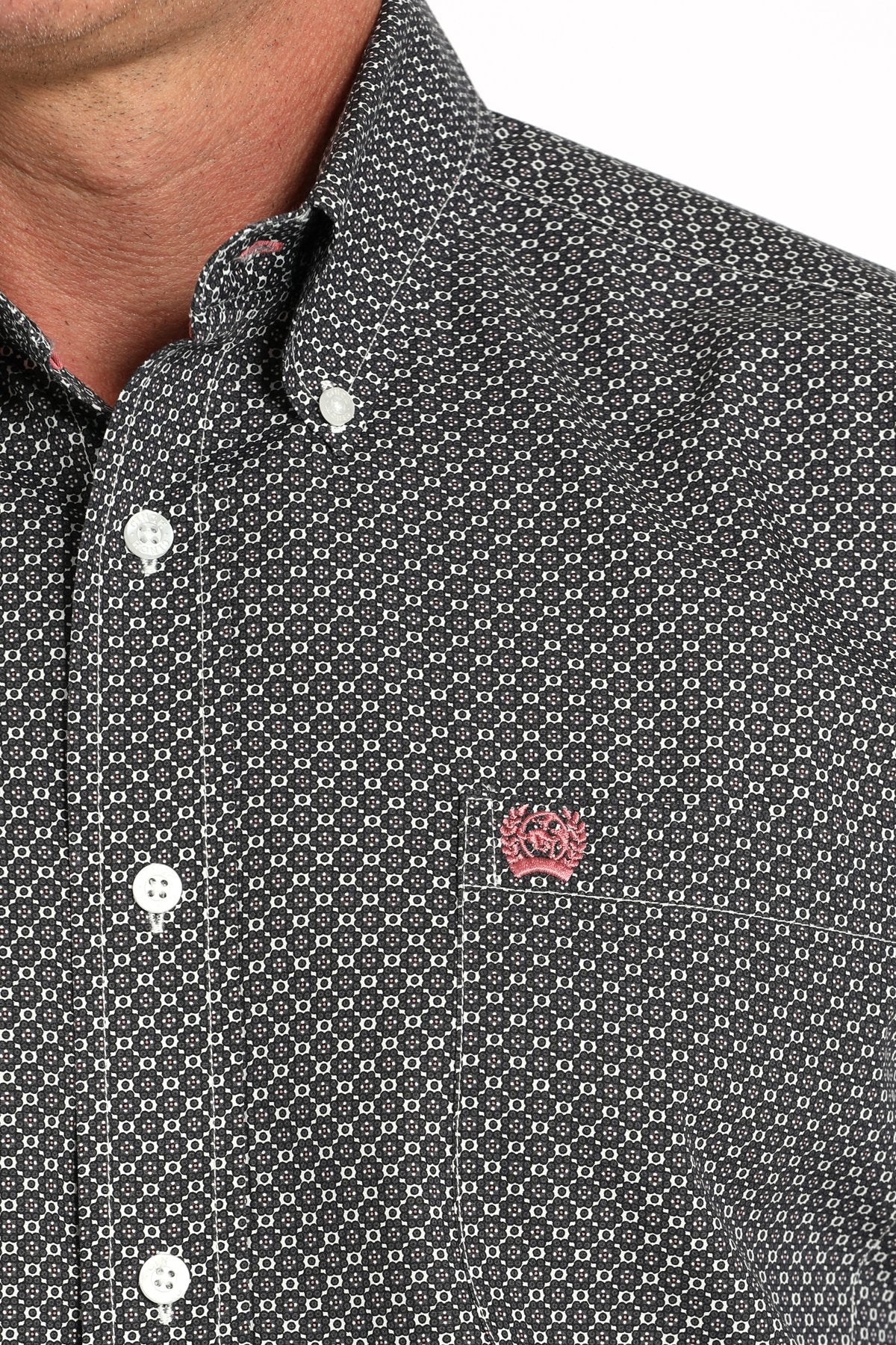 Cinch Charcoal Men's Short Sleeve - Image 2