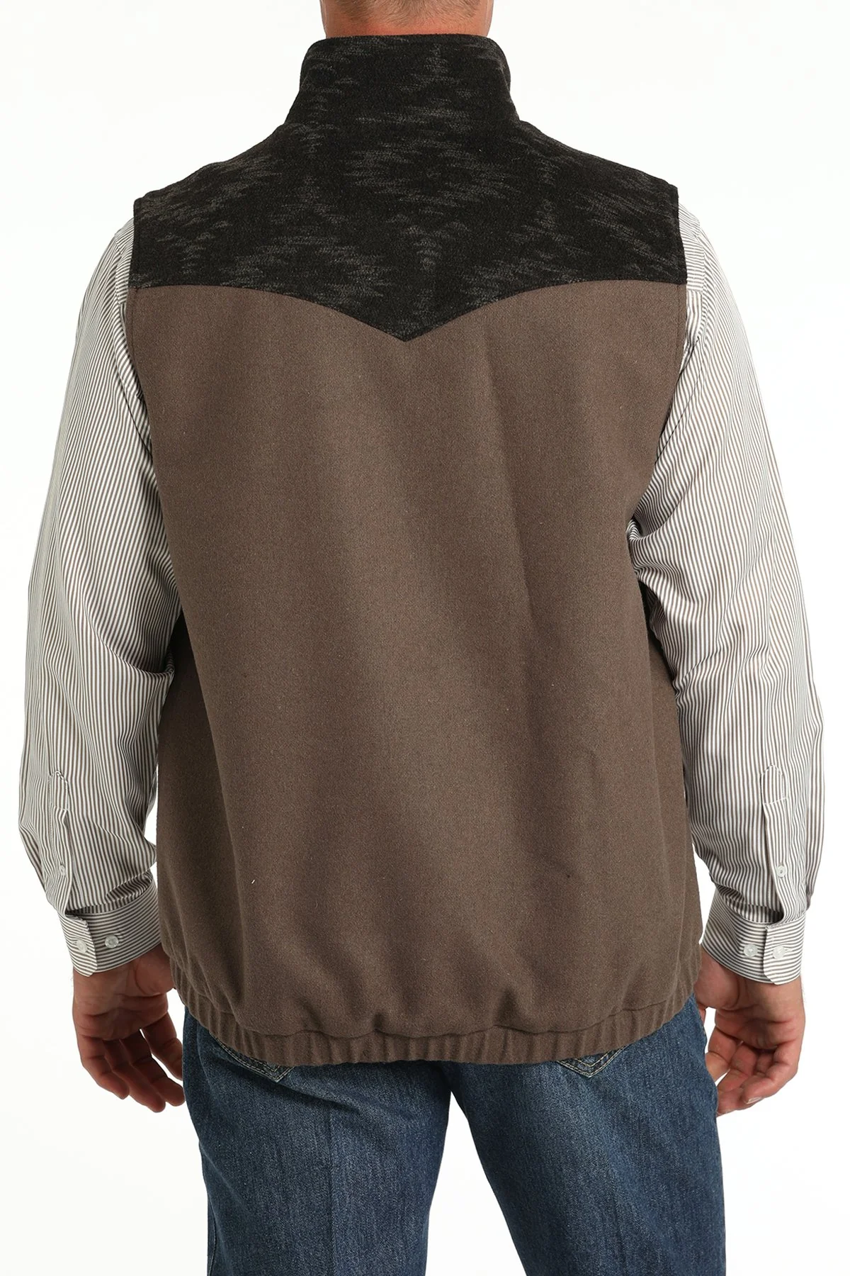 Cinch Concealed Wooly Brown Vest - Image 3