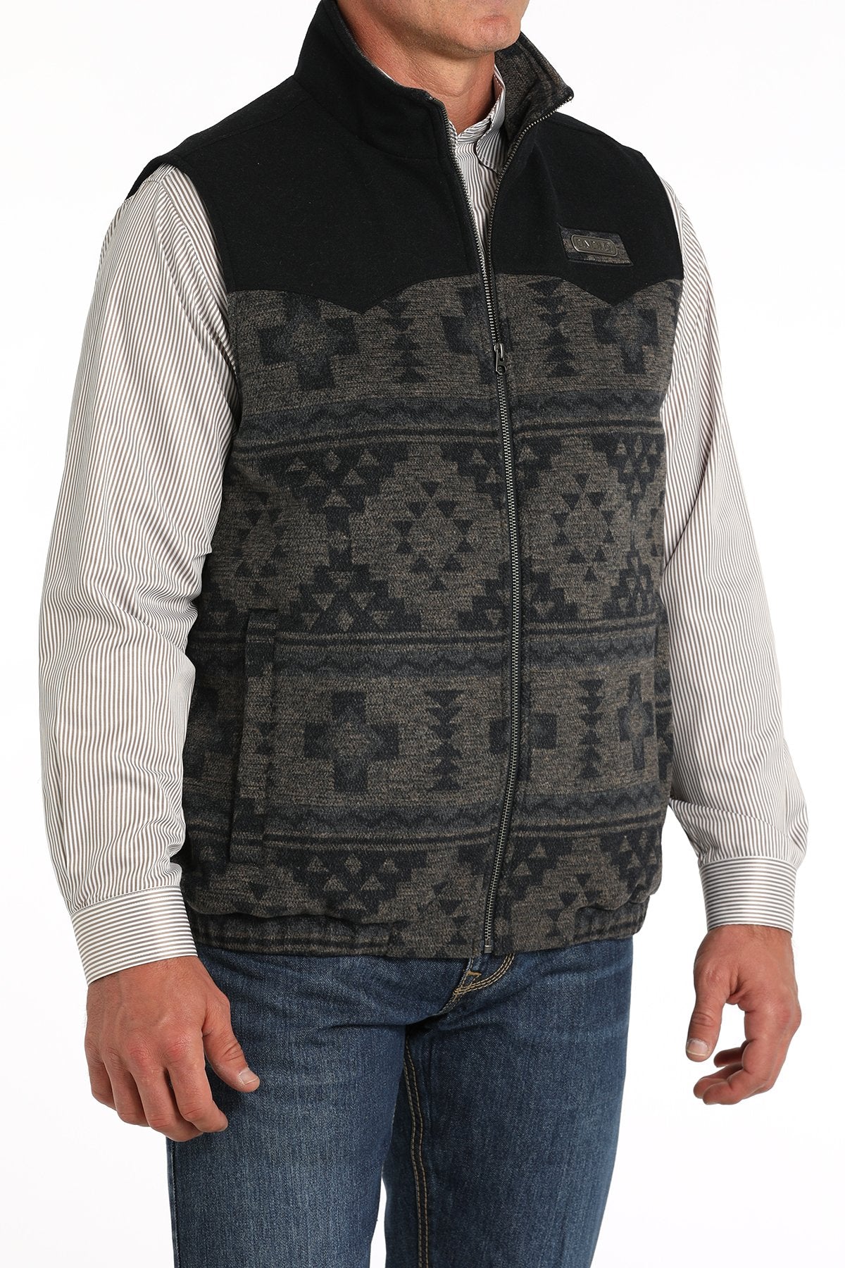Cinch Concealed Wooly Navy Vest - Image 2