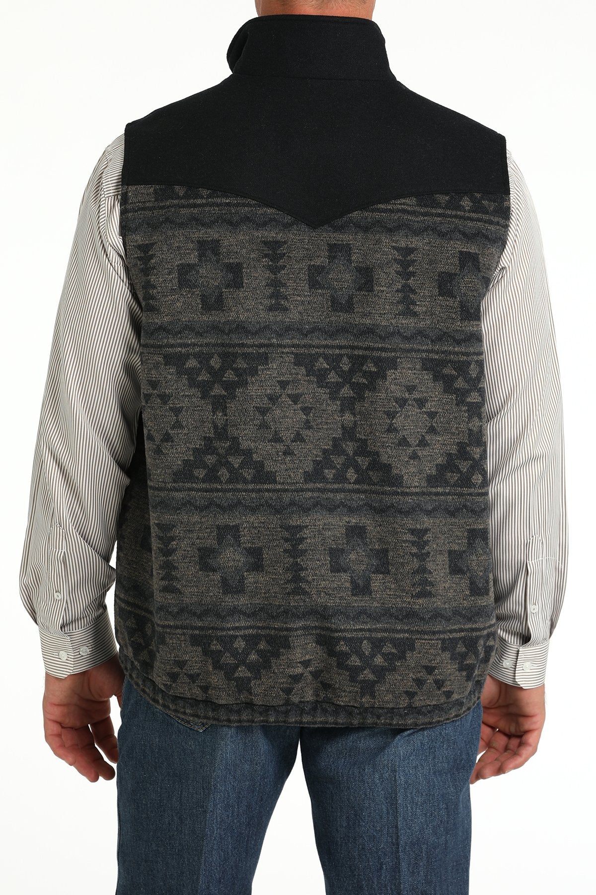 Cinch Concealed Wooly Navy Vest - Image 3